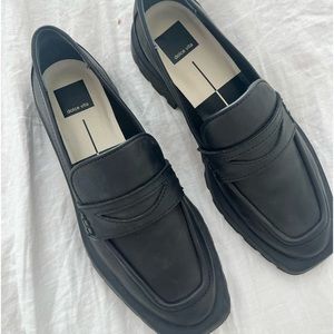 Black loafers